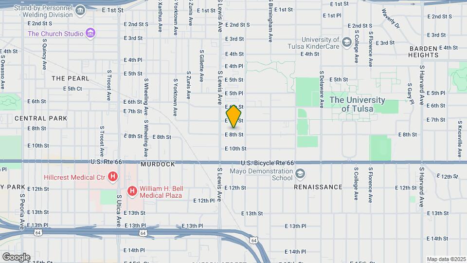 2423 E 8th St Map and Location Details
