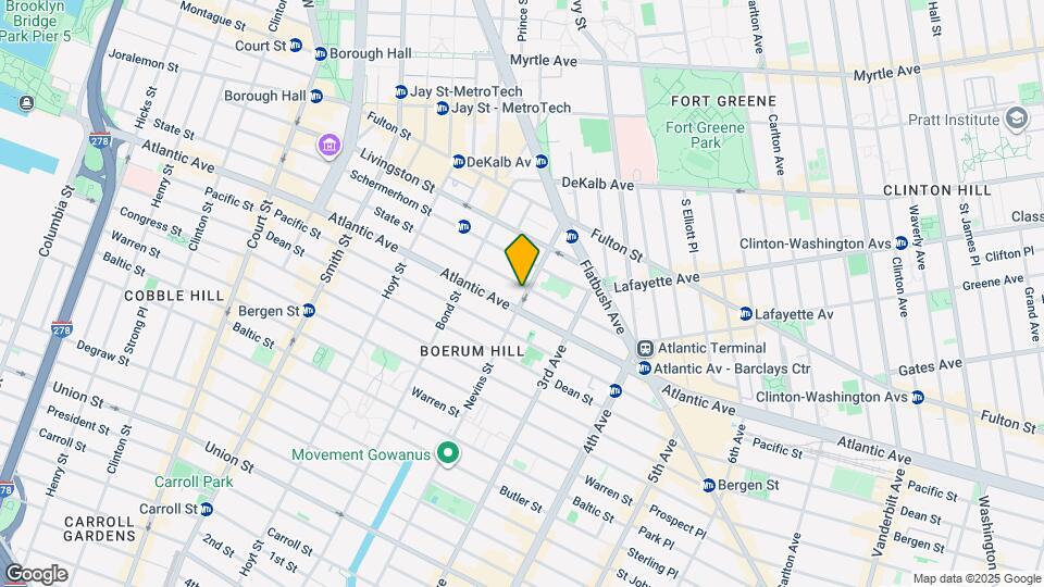 72 Nevins St Map and Location Details