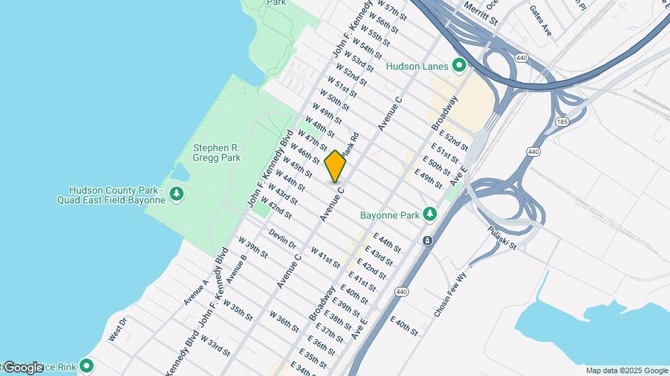 965 Avenue C Map and Location Details