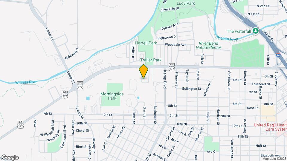 521 W Inwood Dr Map and Location Details