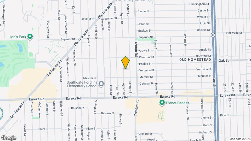 14489 Agnes St Map and Location Details