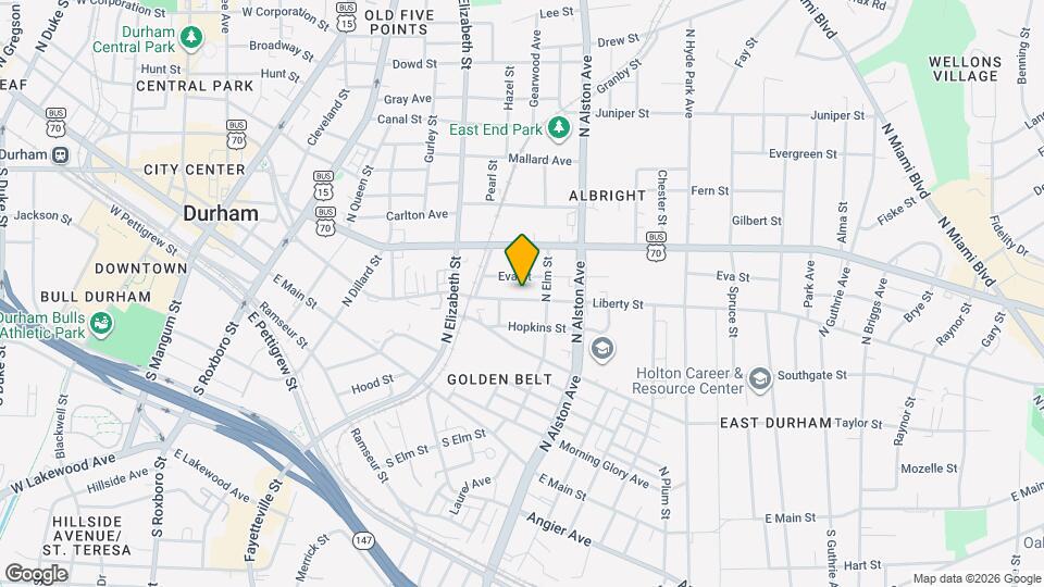 721 Liberty St Map and Location Details