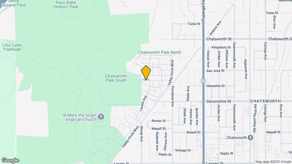 10415 Larwin Ave Map and Location Details