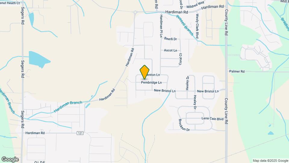107 Pembridge Ln Map and Location Details