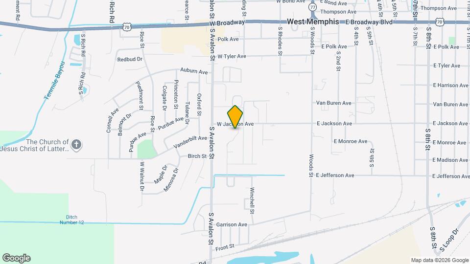 Residences at West Memphis Map and Location Details