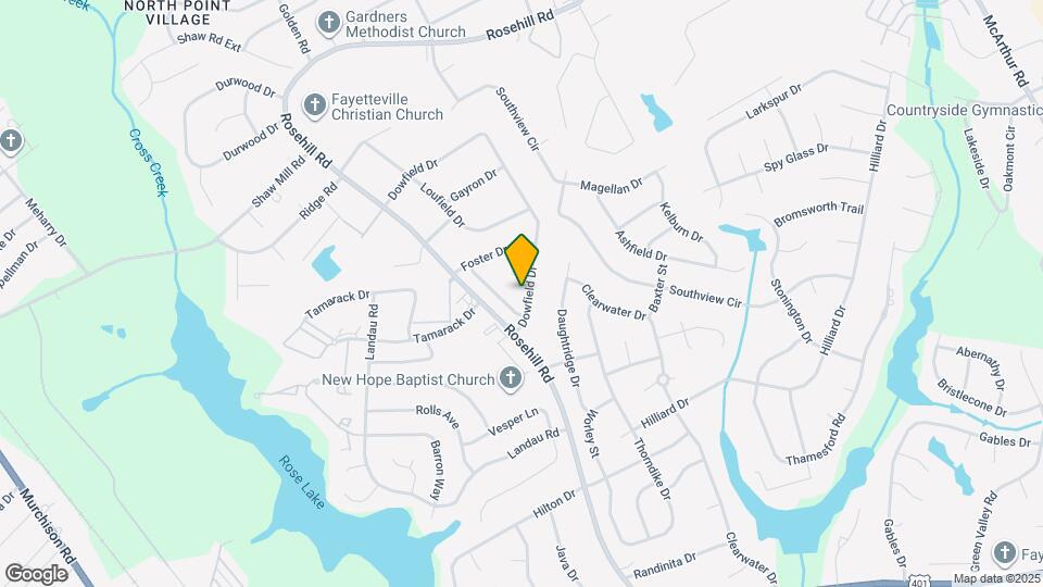 627 Dowfield Dr Map and Location Details