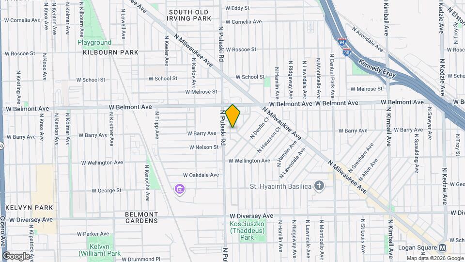 3100 N Harding Ave, Unit 2 Map and Location Details
