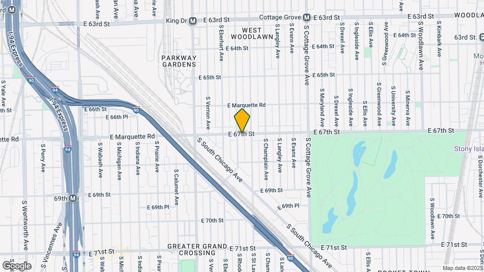 541 E 67th St-Unit -541-2 (Leasing) Map and Location Details