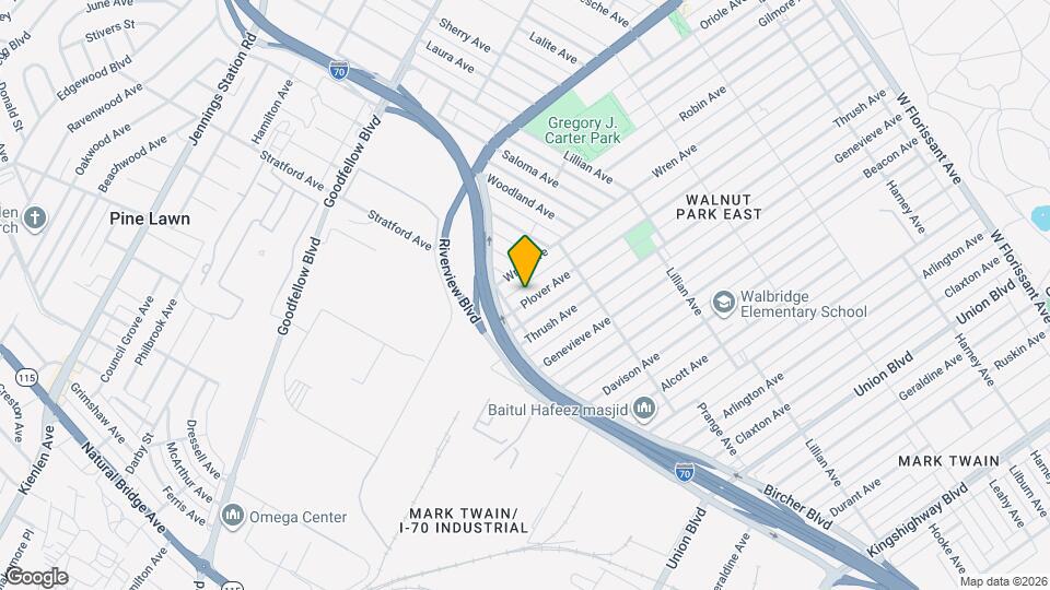 4719 Plover Ave Mapa y Detalles de la Ubicación