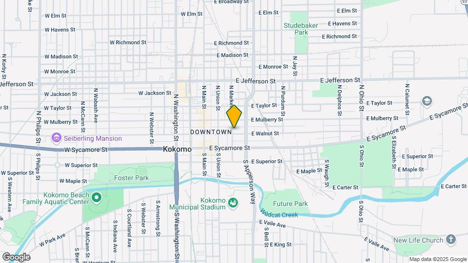 302 E Walnut St Map and Location Details