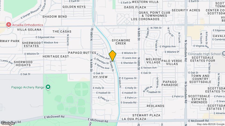 2401 N 66th St Mapa y Detalles de la Ubicación