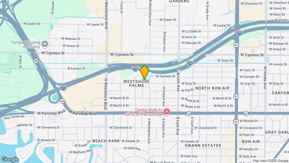 4409 W Gray St Map and Location Details