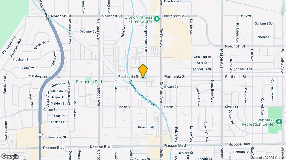 21000 Parthenia St Mapa y Detalles de la Ubicación