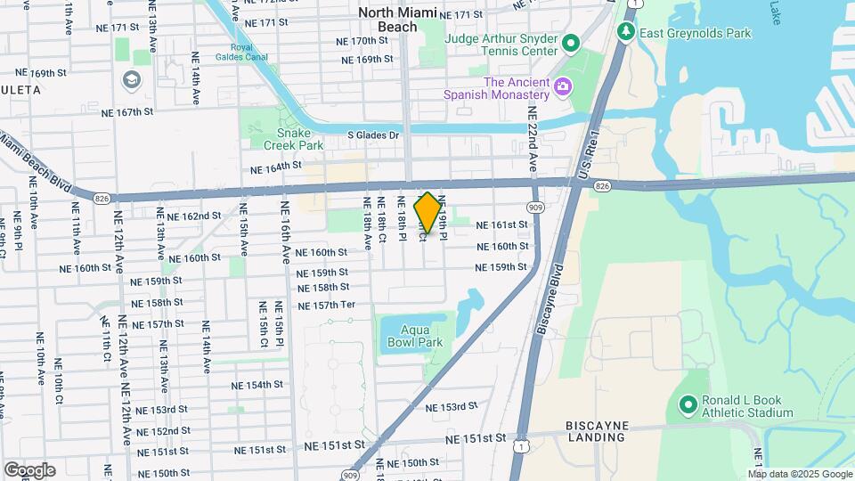 16031 NE 19th Ct Map and Location Details