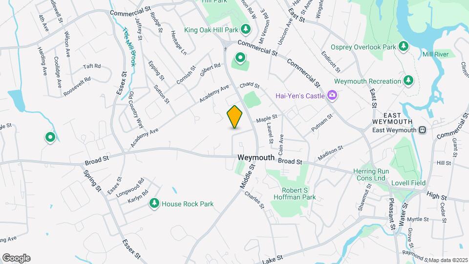 50 Center St Map and Location Details