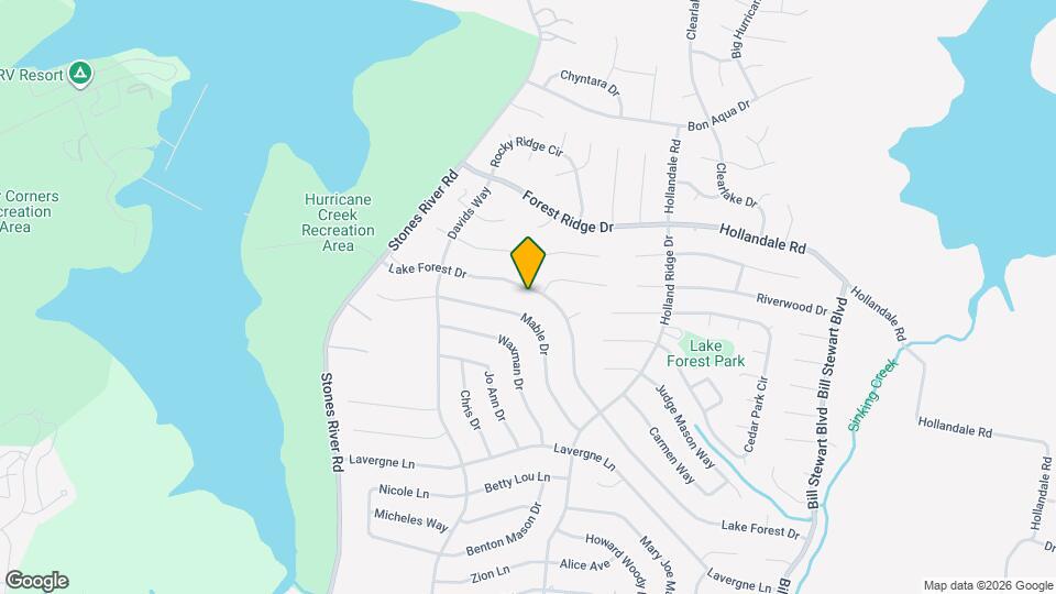 403 Lake Forest Dr Mapa y Detalles de la Ubicación