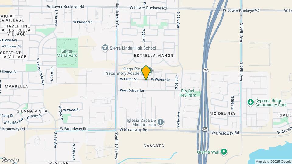 3740 S 65th Ave Mapa y Detalles de la Ubicación