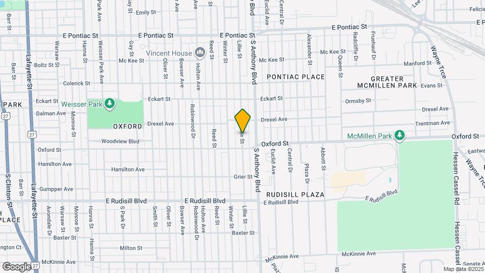 3405 Lillie St Map and Location Details