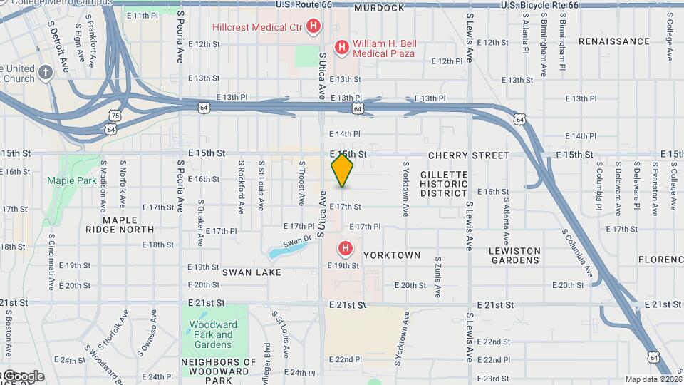 1623 S Victor Ave Map and Location Details