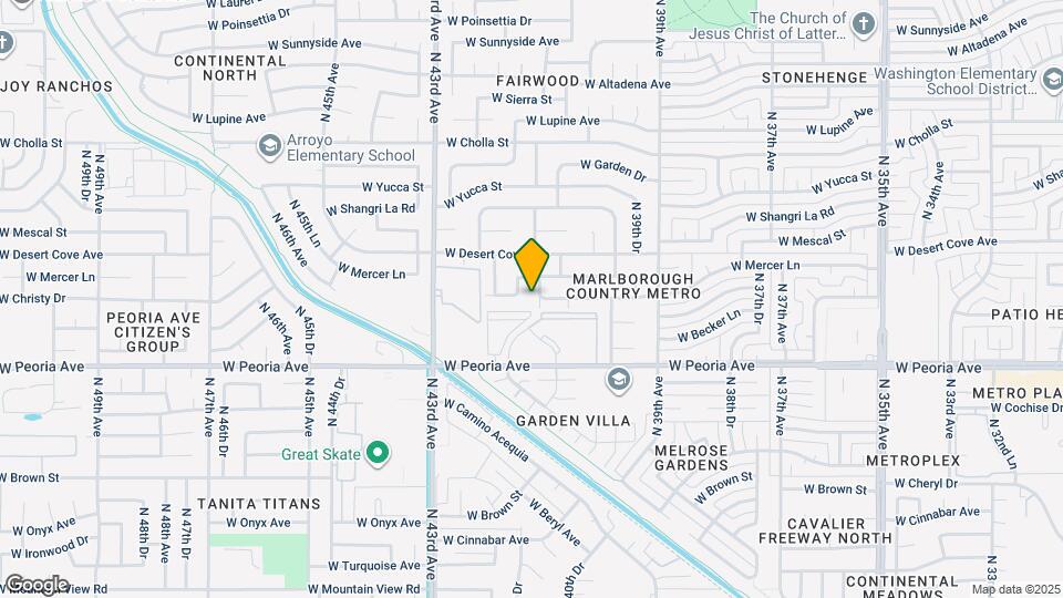 10826 N 41st Ave Map and Location Details