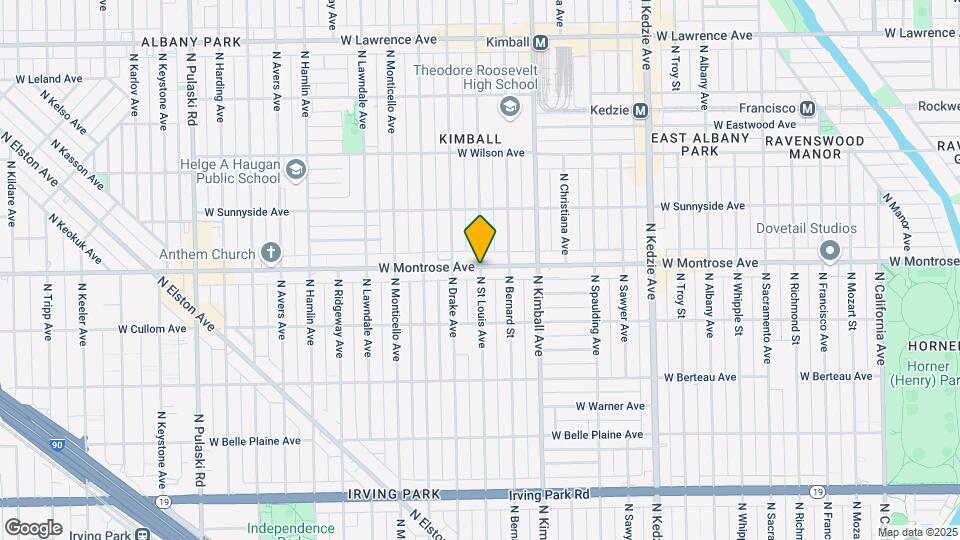 4420 N St Louis Ave Mapa y Detalles de la Ubicación