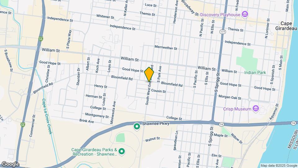 413 South West End Boulevard-Unit -#2 Map and Location Details