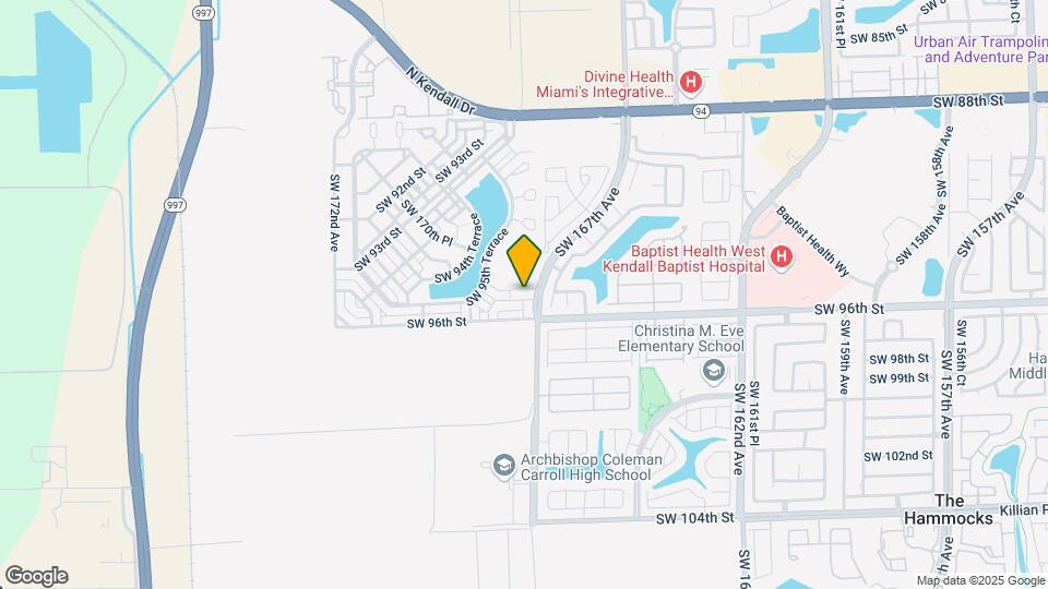 16723 SW 95th St Map and Location Details
