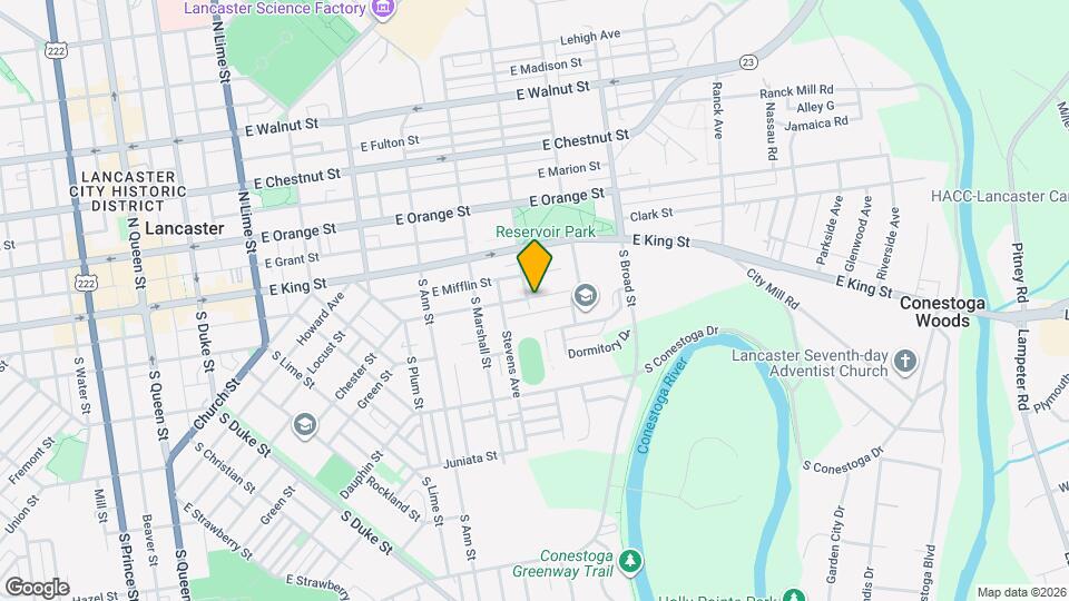 704 East End Ave Map and Location Details