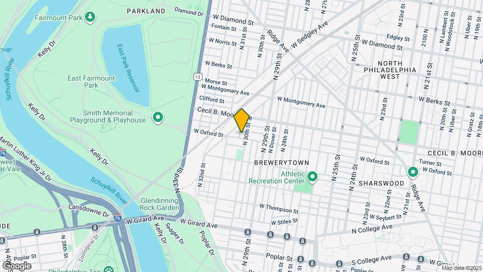 3013 W Oxford St Map and Location Details