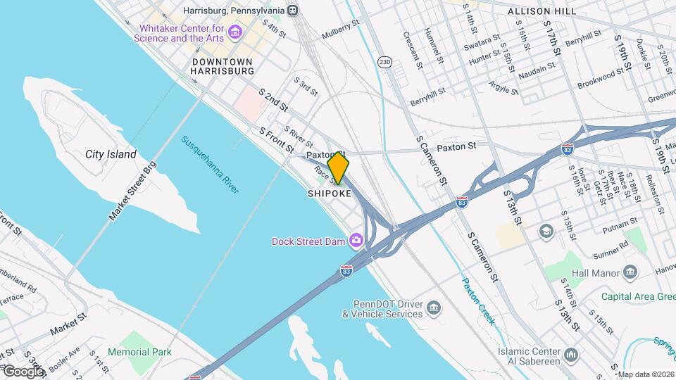 570 Race St Map and Location Details