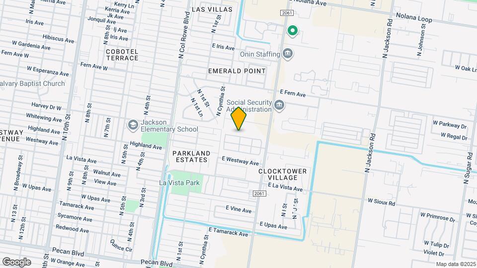 2701 N McColl Rd Map and Location Details