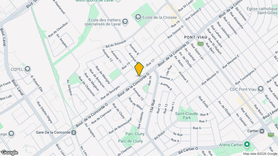 245 De La Concorde Boul O Map and Location Details