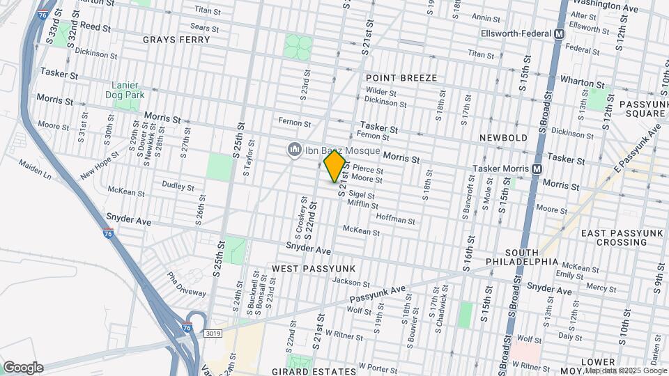 2115 Sigel St Map and Location Details