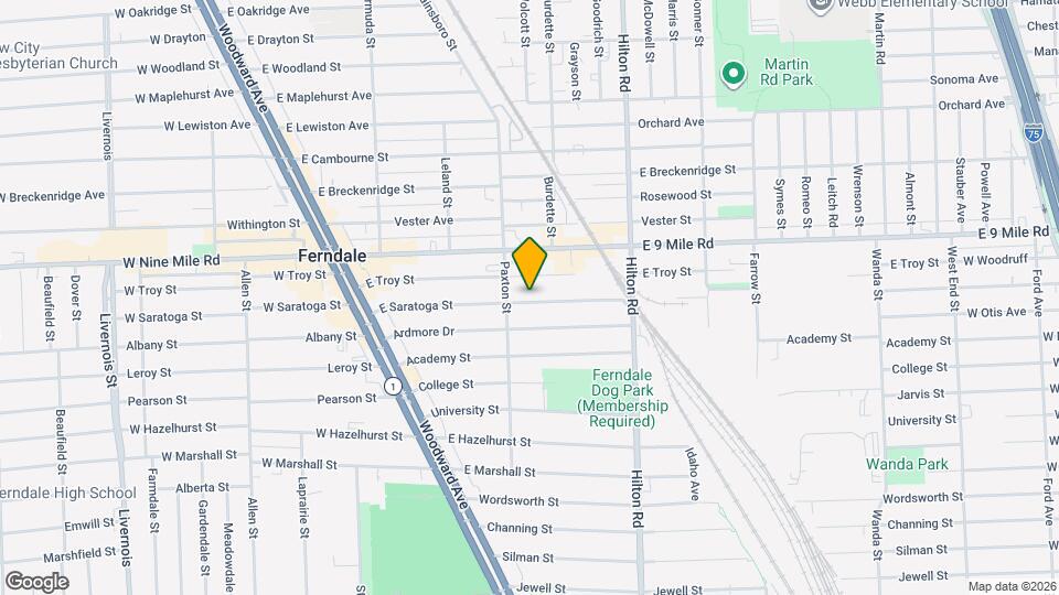 543 E Saratoga St Map and Location Details