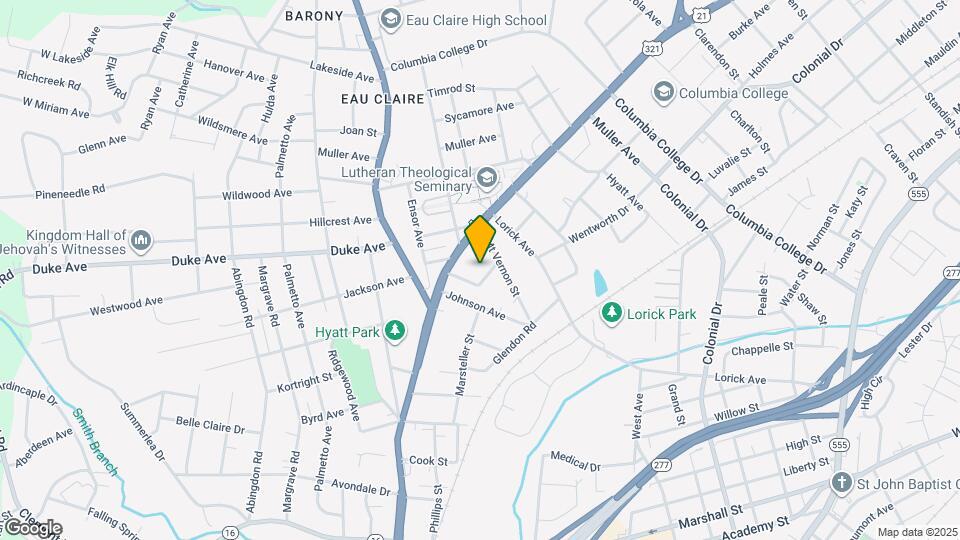 4105 Marsteller St Map and Location Details