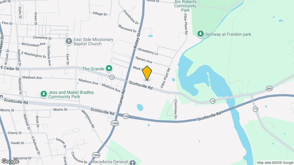 819 E Cedar St Map and Location Details