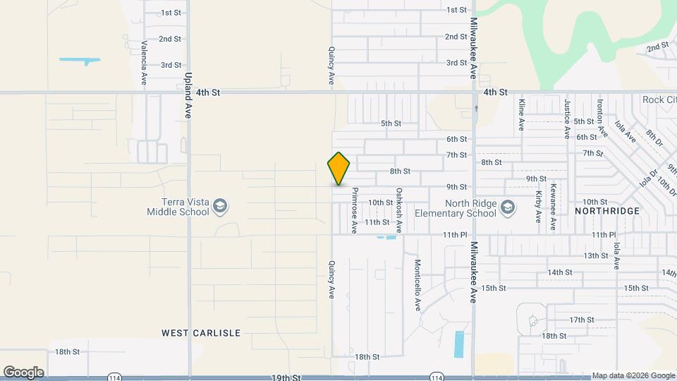 6909 9th St Map and Location Details