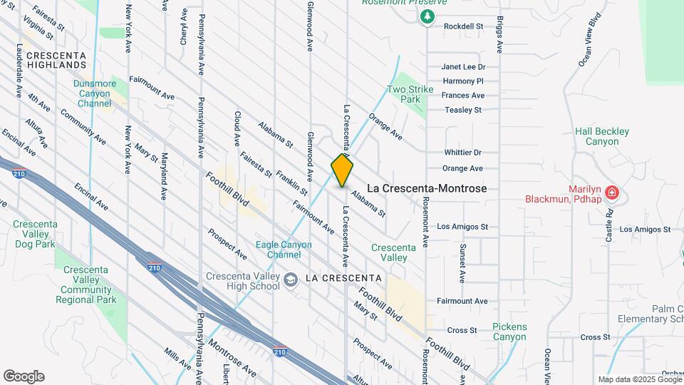4715 La Crescenta Ave Map and Location Details