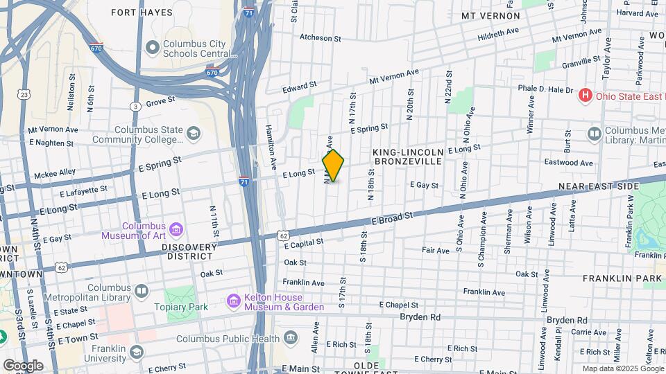 84 N Monroe Ave Map and Location Details