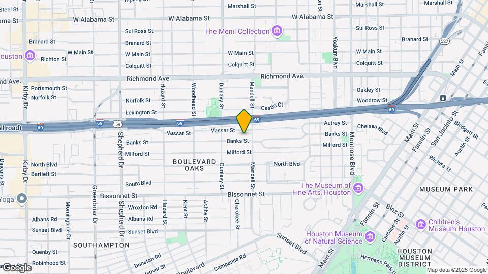 1616 Banks St Map and Location Details
