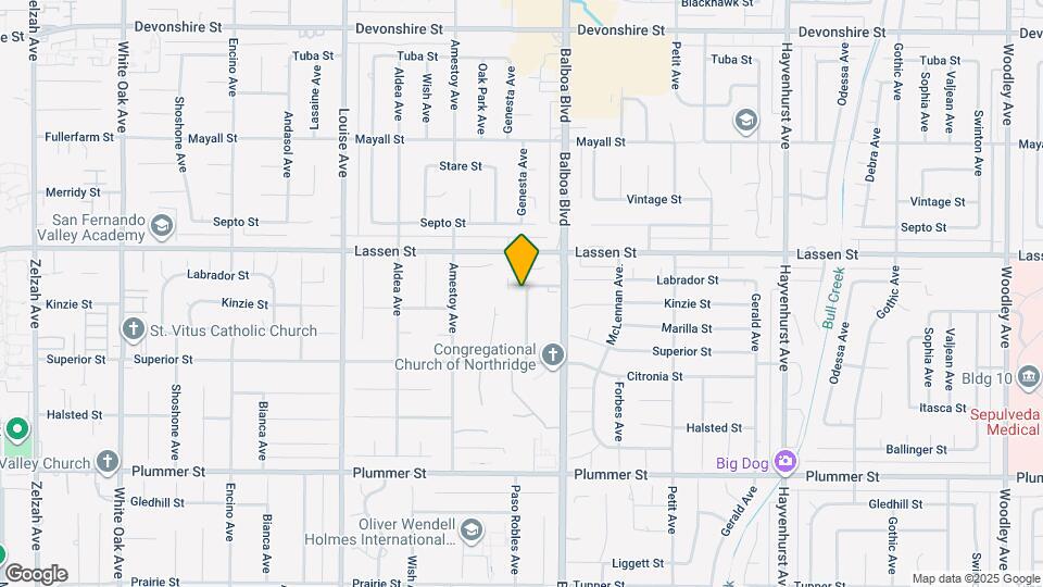 9773 Paso Robles Ave Map and Location Details