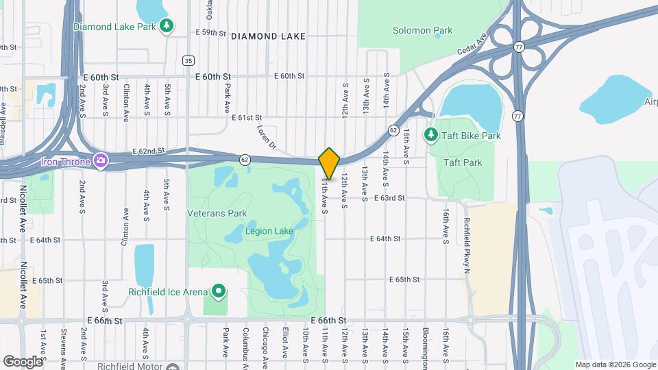 6233 11th Ave S Mapa y Detalles de la Ubicación