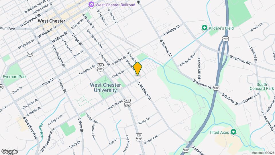 203 E Rosedale Ave Map and Location Details