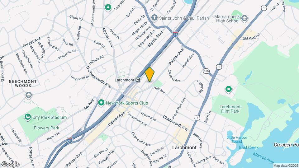 1833 Palmer Ave Map and Location Details