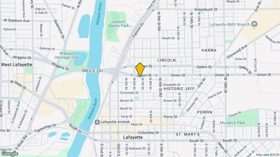 644 N 7th St Map and Location Details