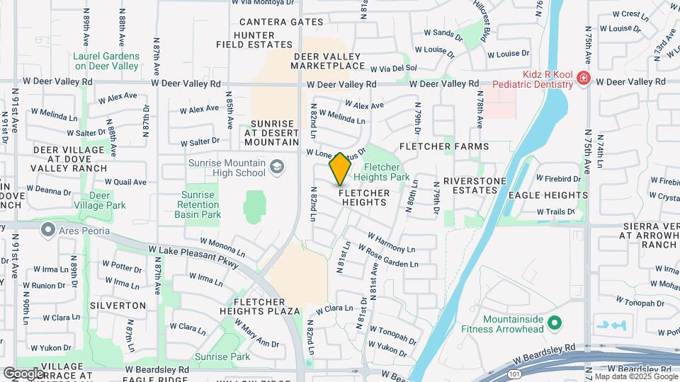 8201 W Quail Ave Map and Location Details