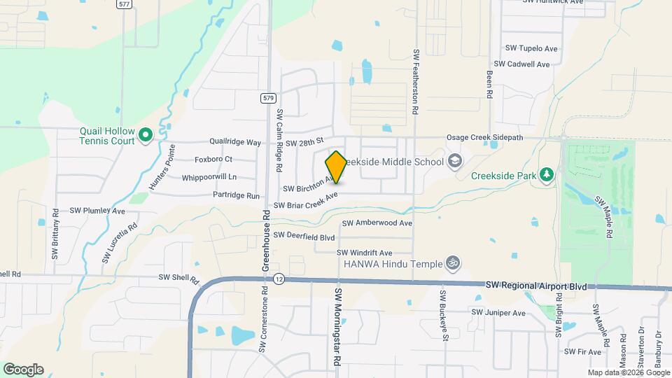 3302 SW Briar Creek Ave Map and Location Details