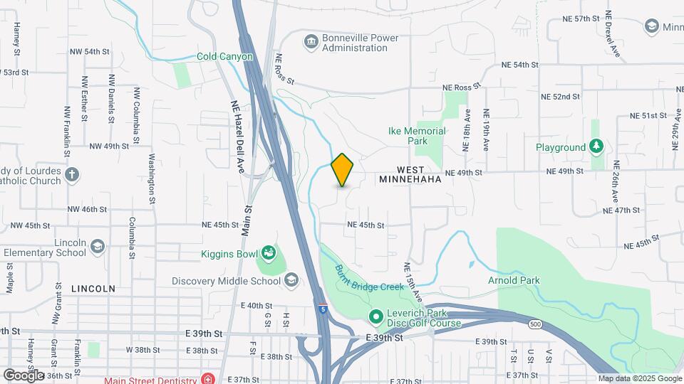 4709 NE Leverich Ct Map and Location Details