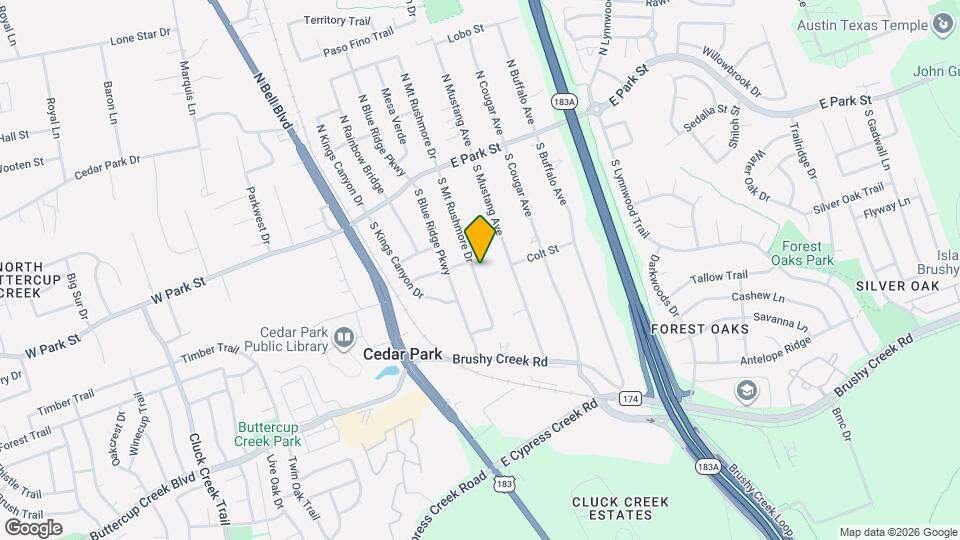 302 S Mt Rushmore Dr Map and Location Details