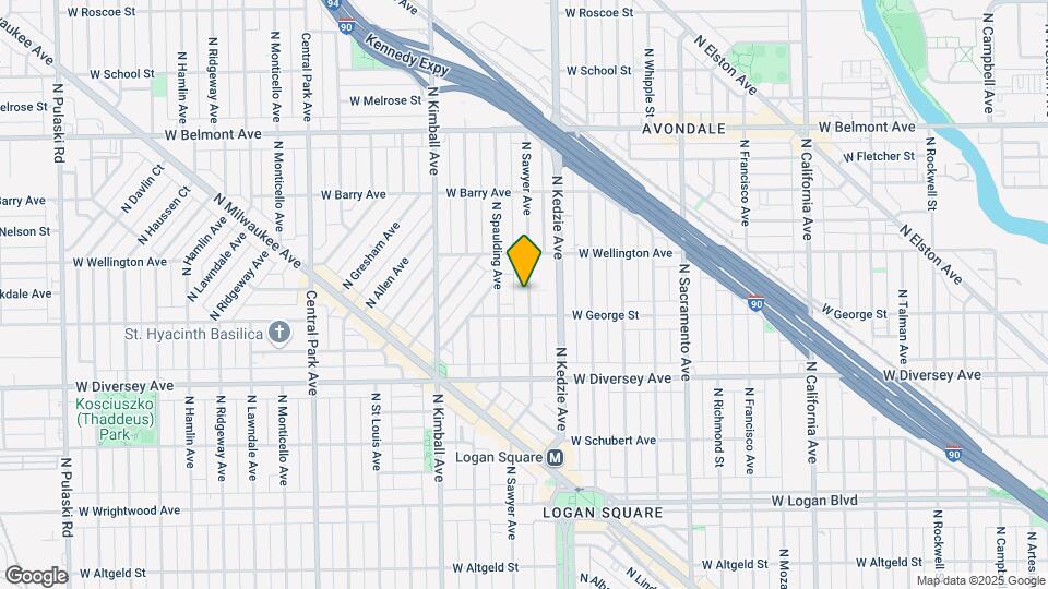 2931-2941 N Sawyer Ave Map and Location Details
